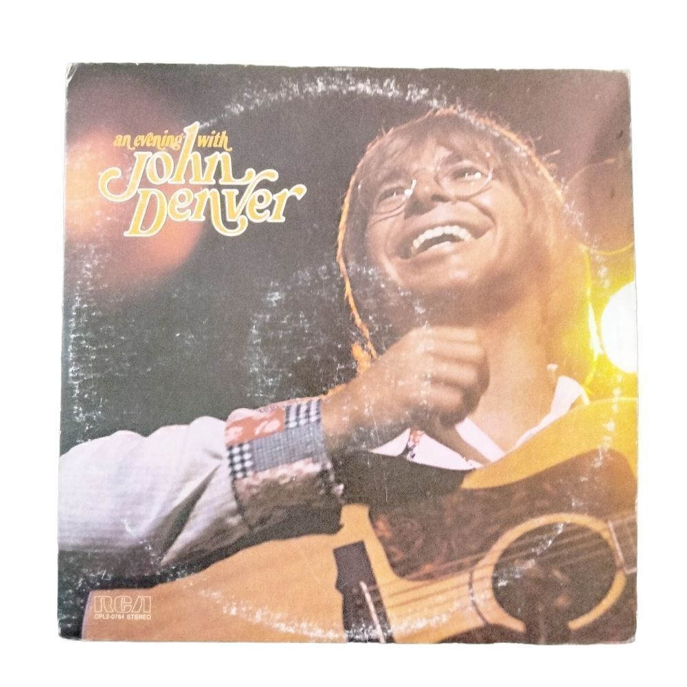 RCA Records An Evening with John Denver LP Album 2 Album Set